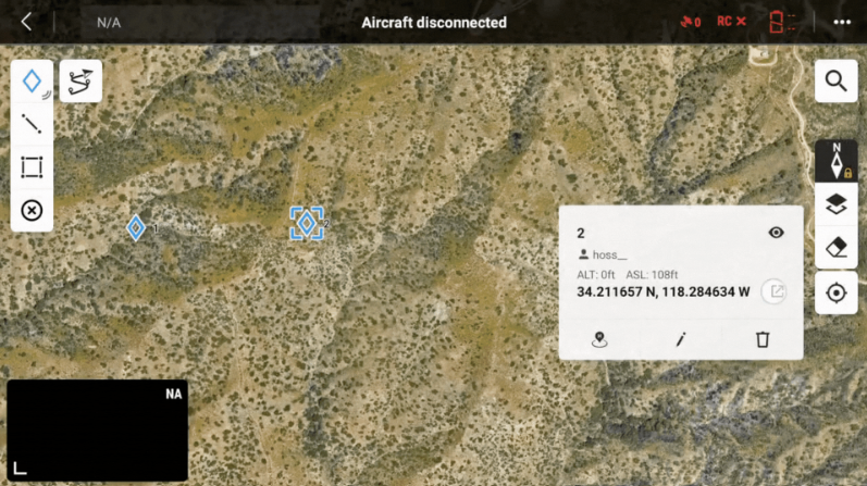 Partagez l'Emplacement via un Code QR dans DJI Pilot 2