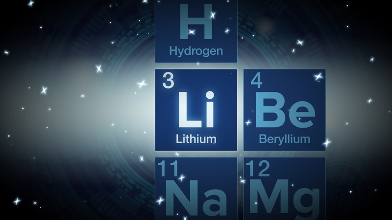 Élément chimique : Lithium