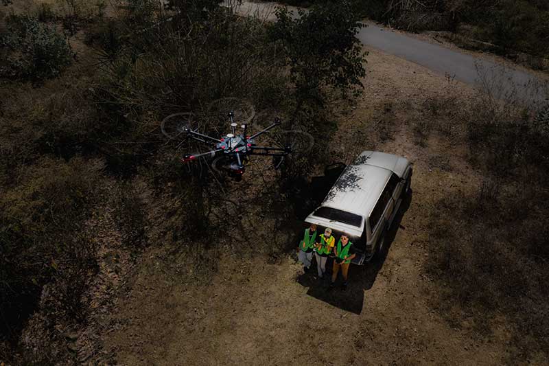 Présentation drone avec LIDAR