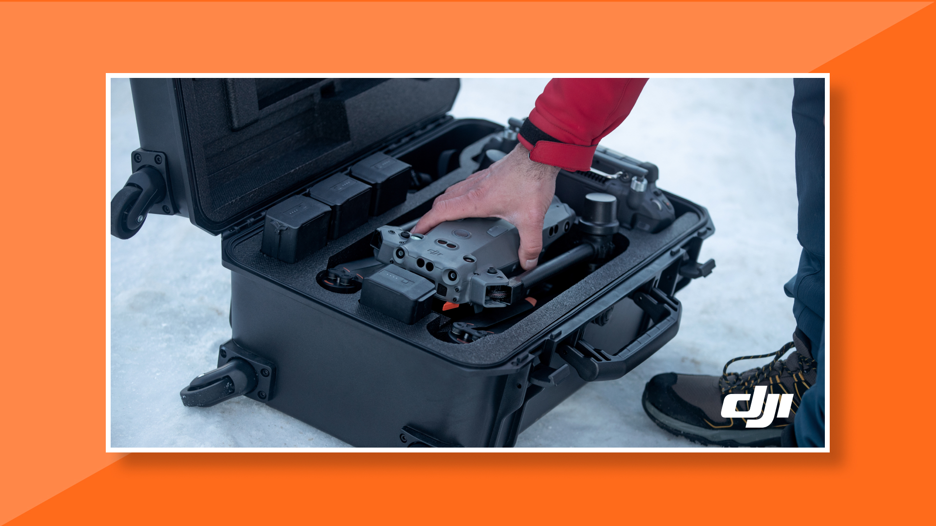 Le kit avec valise de transport du Matrice 30 T