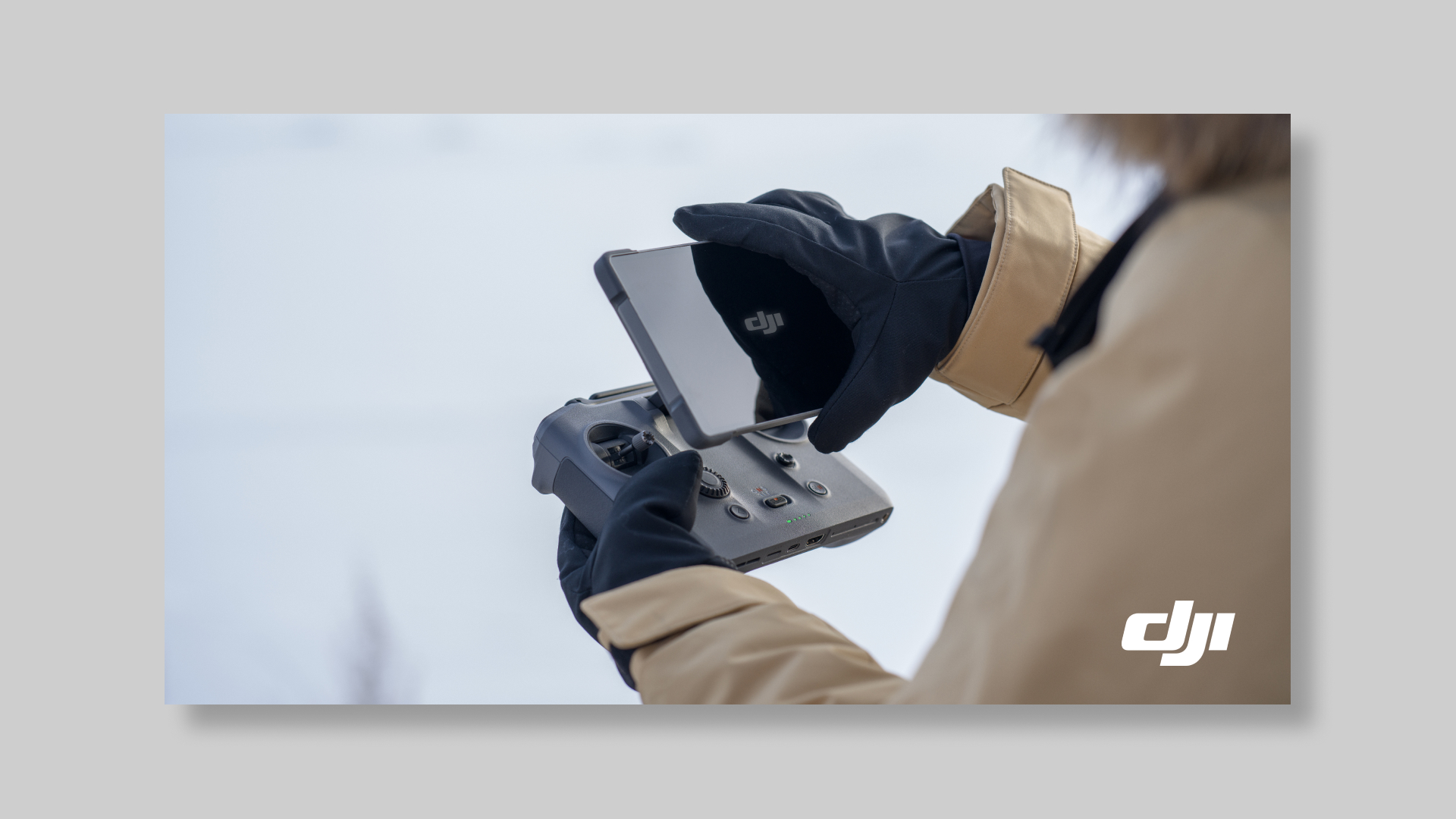 Nouvelle radiocommande DJI RC PRO en action