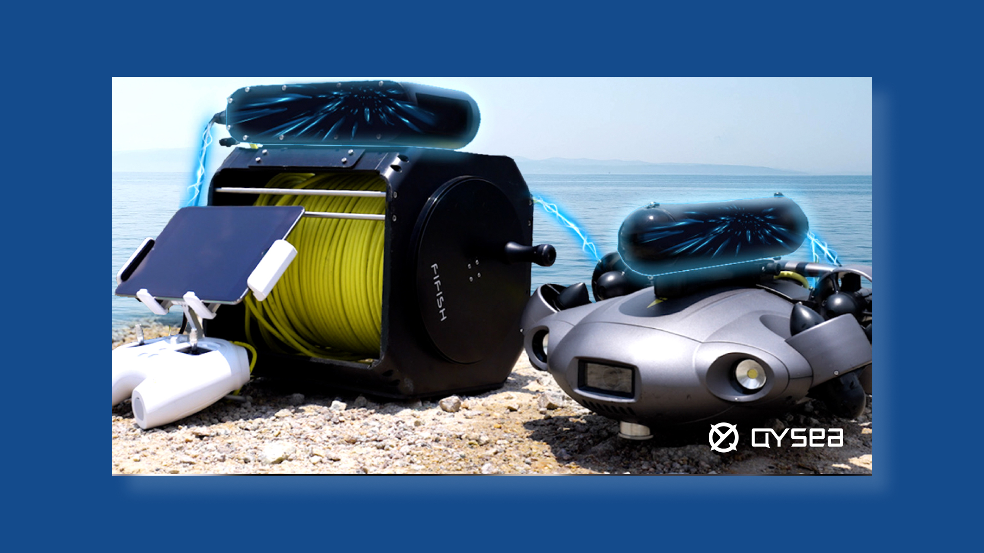 Le FIFISH V6 EXPERT et tous les accessoires