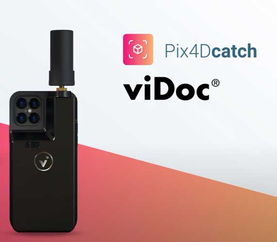 viDOC Rover RTK + Pix4Dcatch : Lasergrammétrie via smartphone