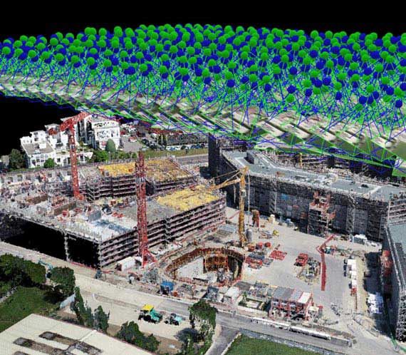 Modélisation 3D par drone - Chantier