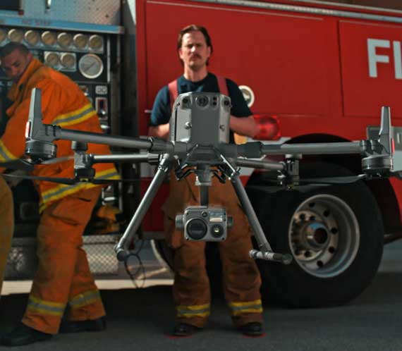 DJI M300 RTK + H20T : Solution drone idéale pour les pompiers