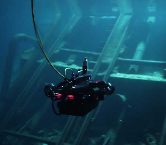 Drone sous l'eau