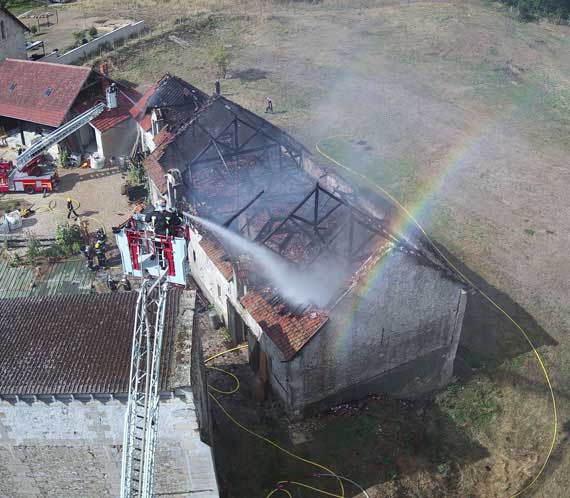 Drone pour les pompiers