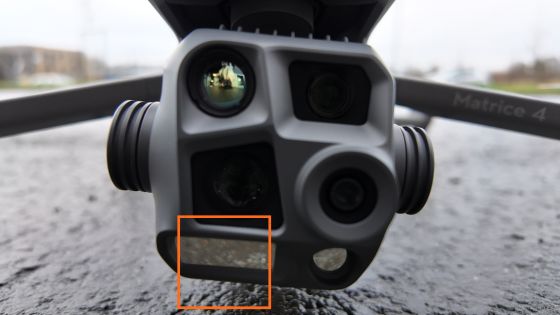DJI Matrice 4T Télémètre laser