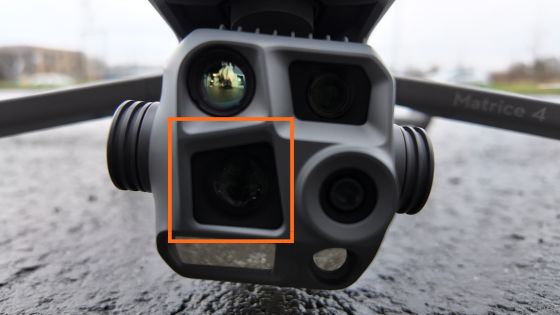 DJI Matrice 4T Téléobjectif long (7x)