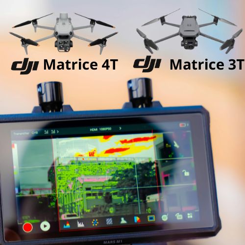 thermique et sécurité DJI Matrice 4E vs Matrice 3T