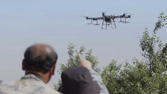 Mensurations du drone DJI Agras T10