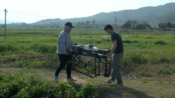 Transport du drone DJI Agras T30 - ABOT