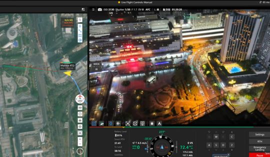 DJI Dock 3 Cockpit virtuel
