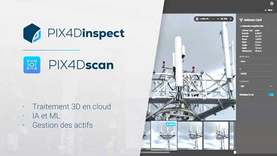 Pix4D inspect et Pix4D scan