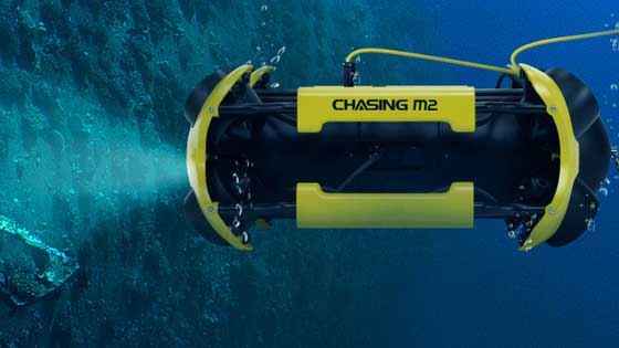 CHASING M2 ROV Lumières