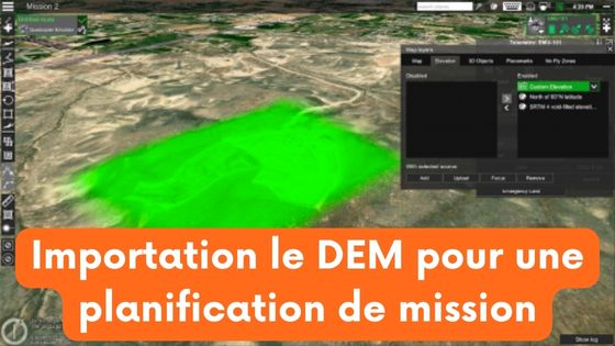 Importation de données KML CSV dans UgCS