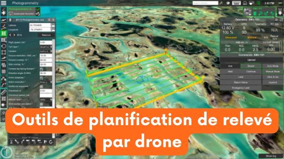 UgCS planification enquetes par drone