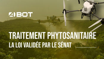 Traitement phytosanitaire par drone : la loi validée par le Sénat
