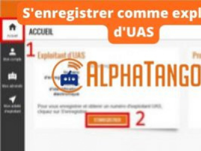 S'enregistrer comme exploitant d'UAS