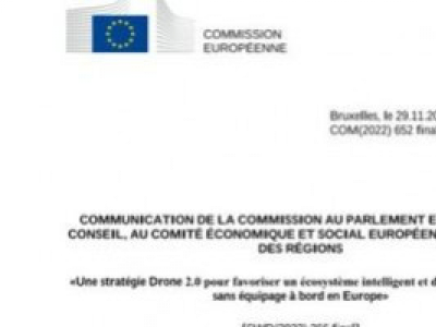 La Commission Européenne adopte le plan de développement des activités drones