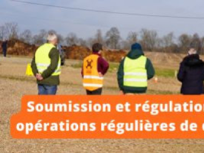 Soumission et régulation des opérations régulières de drones