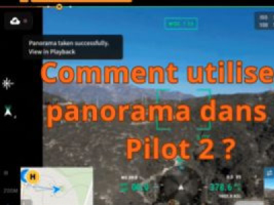Comment utiliser le panorama dans DJI Pilot 2 ?