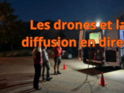 Les drones et la diffusion en direct