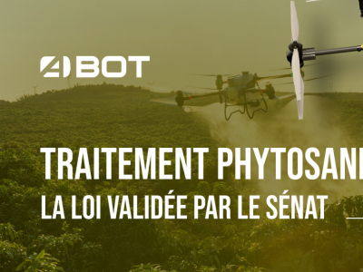 Traitement phytosanitaire par drone : la loi validée par le Sénat